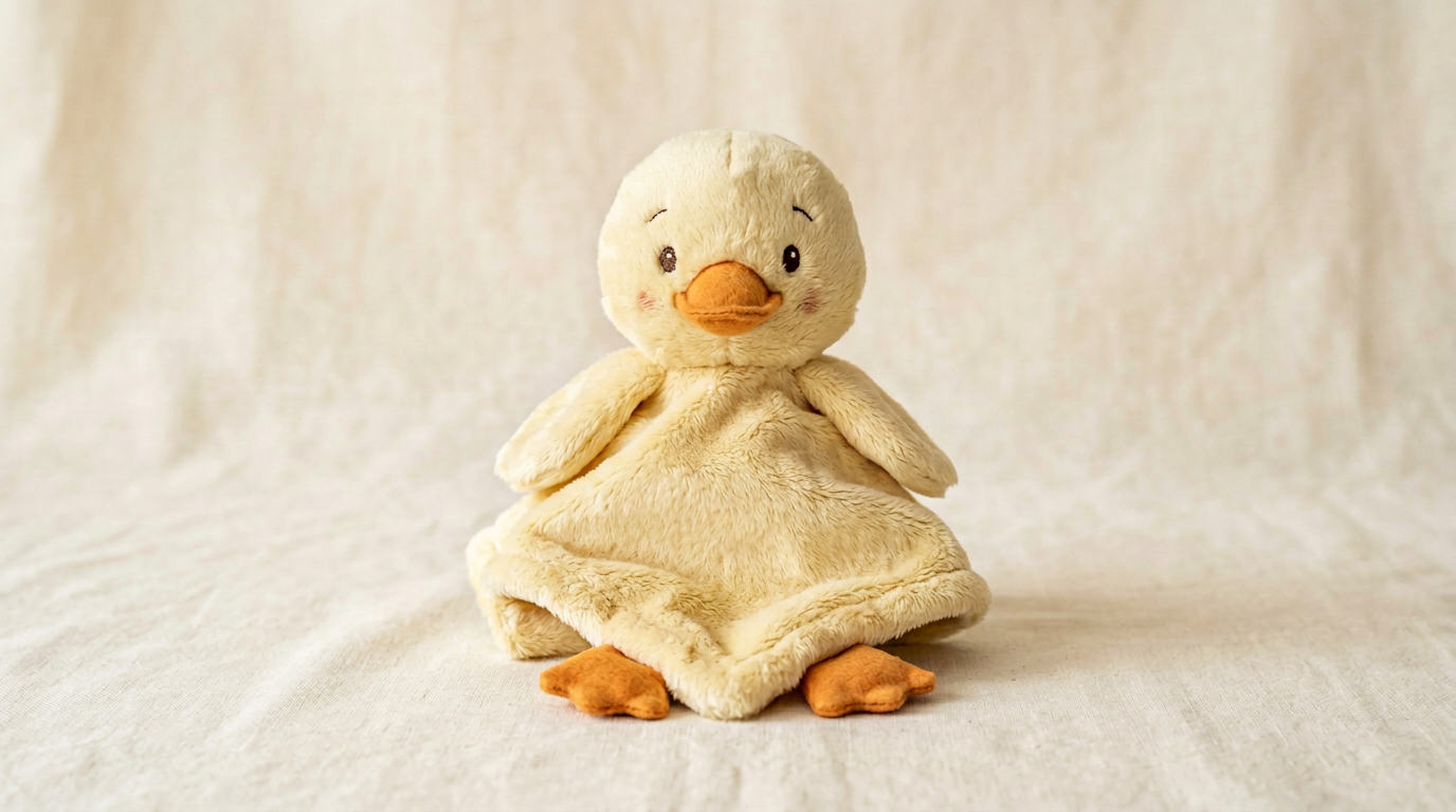 Canard Ludwig jaune sur fond beige