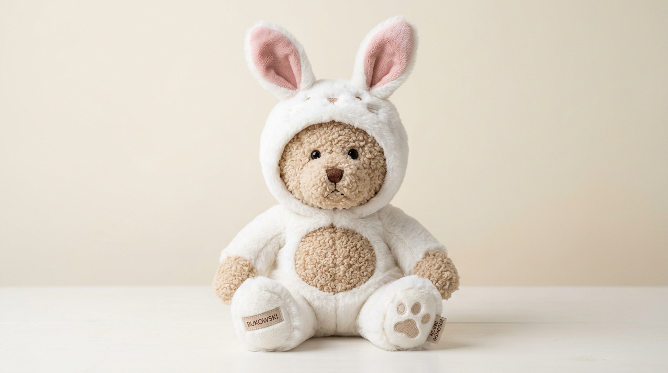 Ourson Ziggy déguisé en lapin